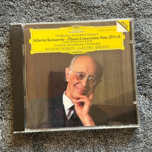 Deutsche Grammophon Other - Mozart Piano Concertos Nos 27 & 8 Rudolf Serkin Claudio Abbado LSO CD 1984